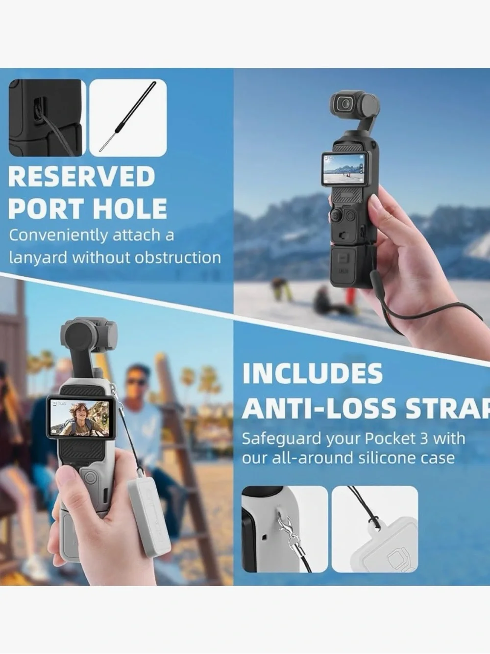 DJI Osmo Pocket 3 Silicone Cover - Pink